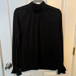 Ann Taylor Lock Neck Blouse